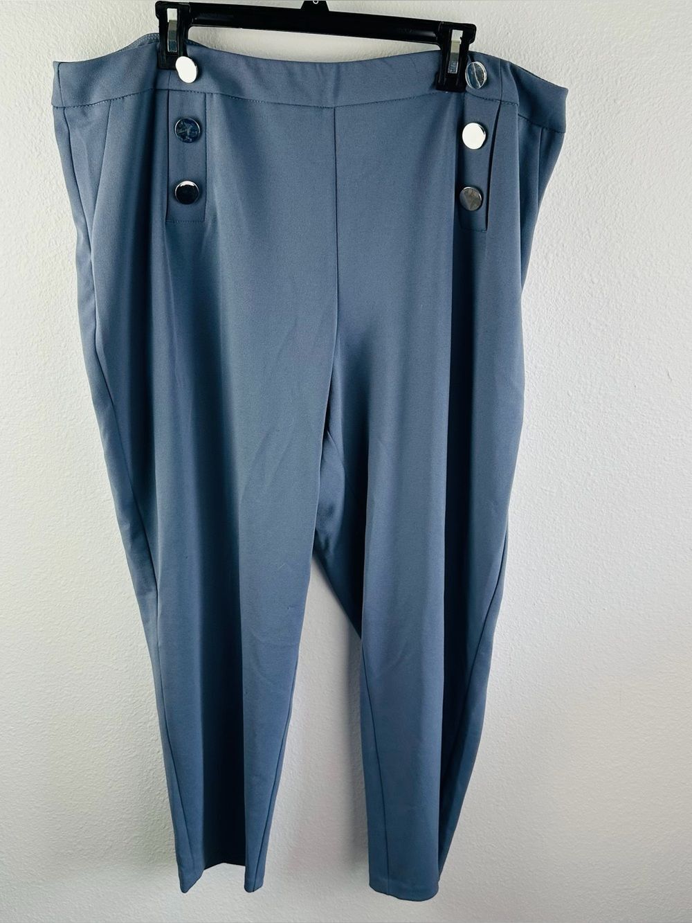 Cato Gray Silver Button Sailor Pants Size 22/24